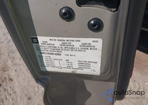 2006 Chevrolet Tahoe Lt z USA, uszkodzony, nr VIN 1GNEC13Z66R142989